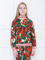 Толстовка хлопковая с цветочным узором Dolce & Gabbana  –  МодельВерхНиз