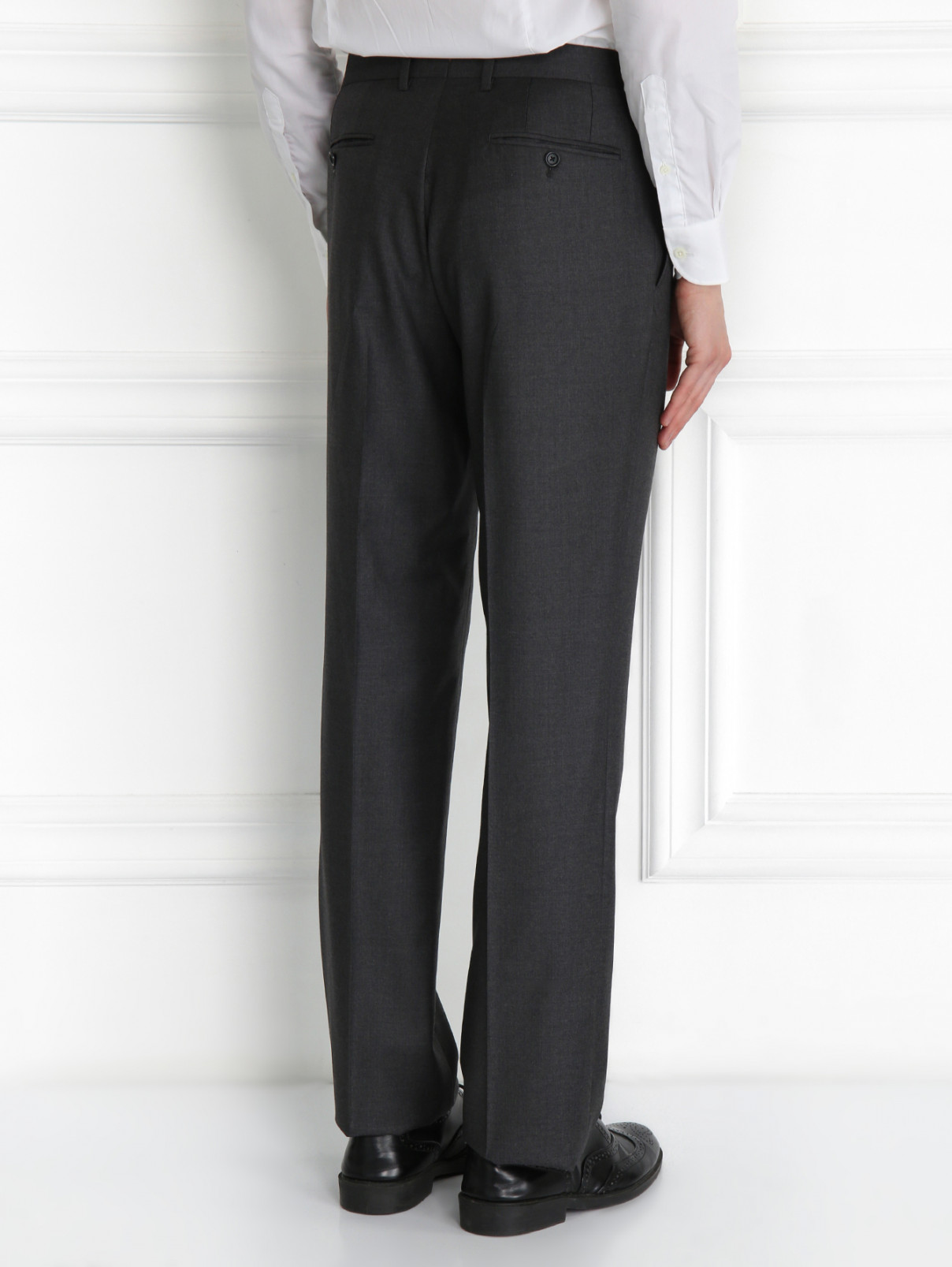 Костюм из шерсти Sartoria Partenopea  –  Модель Верх-Низ1  – Цвет:  Серый