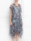 Платье из шелка с принтом на подкладе Antonio Marras  –  МодельВерхНиз