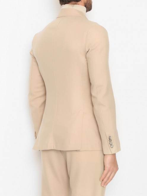 Двубортный пиджак из шерсти с карманами Barena - МодельВерхНиз1