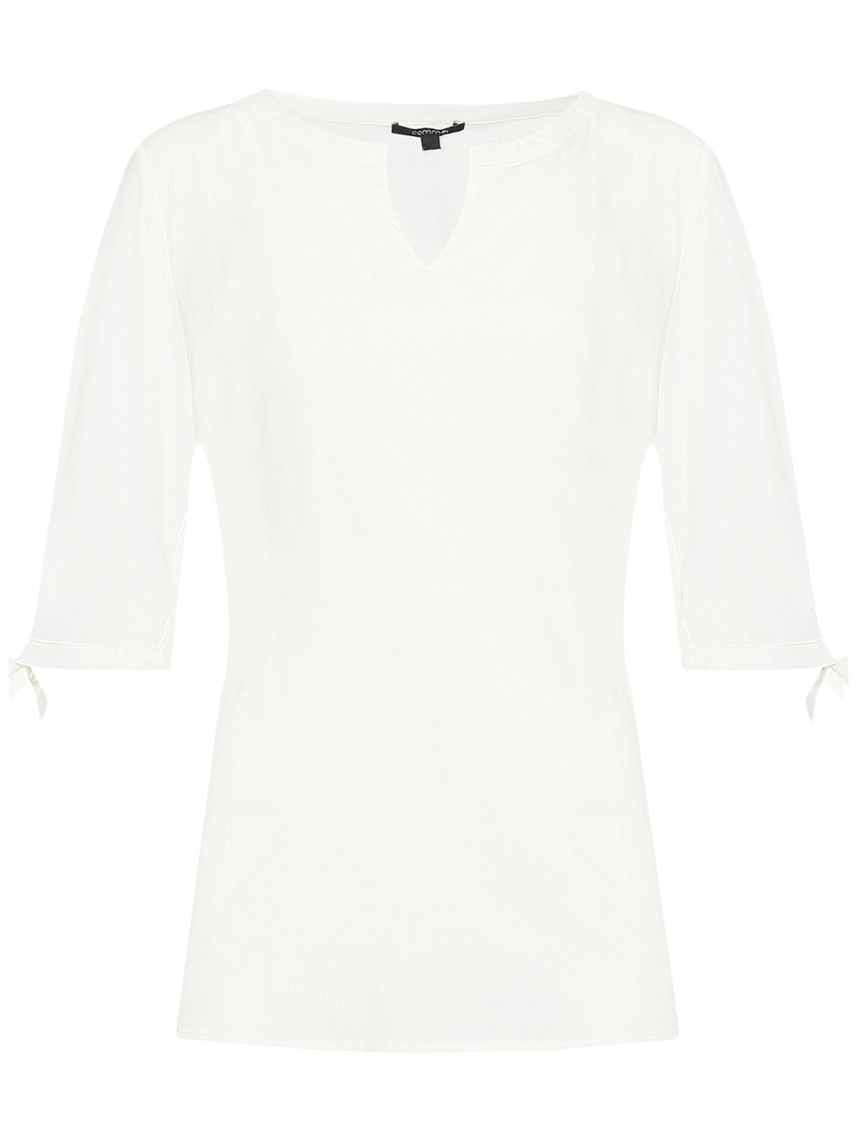 Блуза с укороченным рукавом Comma  –  Общий вид