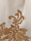 Юбка-мини из атласной ткани с вышивкой Ermanno Scervino  –  Деталь
