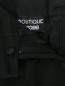 Укороченные брюки прямого кроя Moschino Boutique  –  Деталь