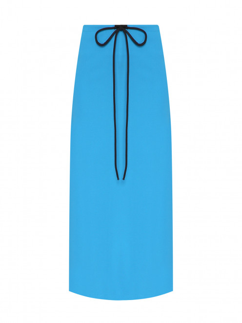 Трикотажная юбка-миди с разрезом Liviana Conti - Общий вид