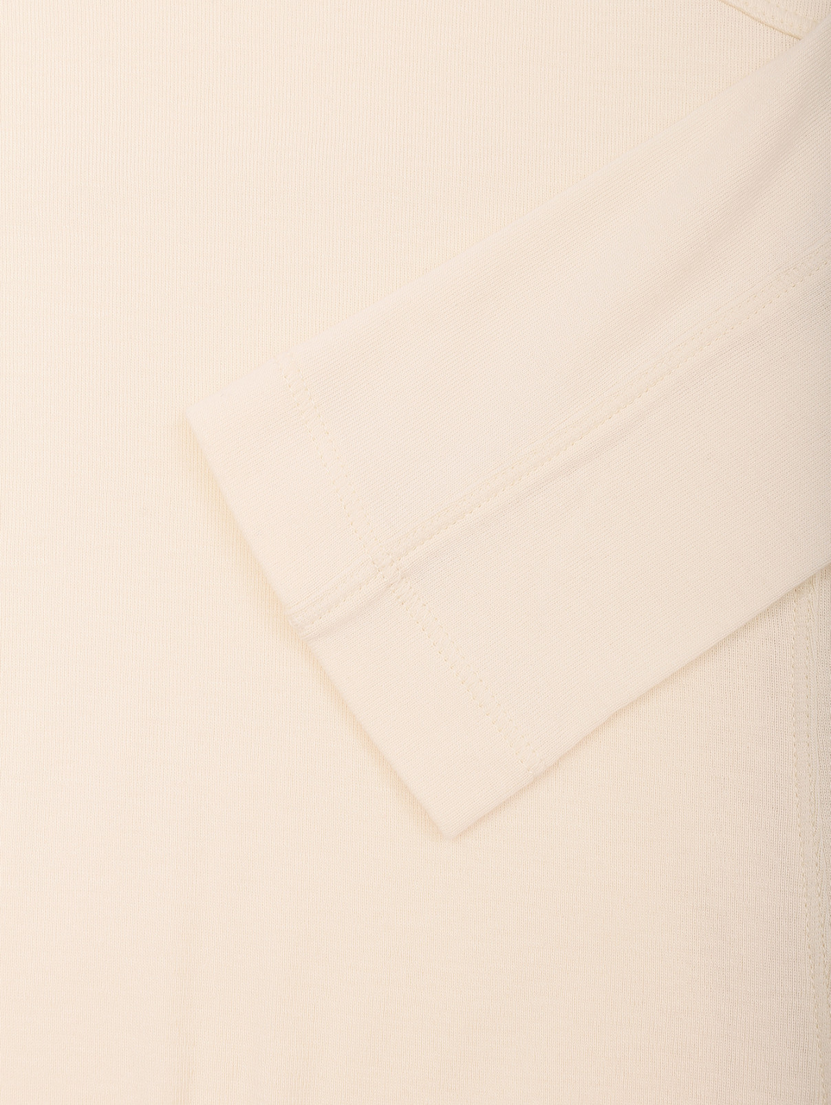 Джемпер из хлопка и модала Helmut Lang  –  Деталь1  – Цвет:  Бежевый