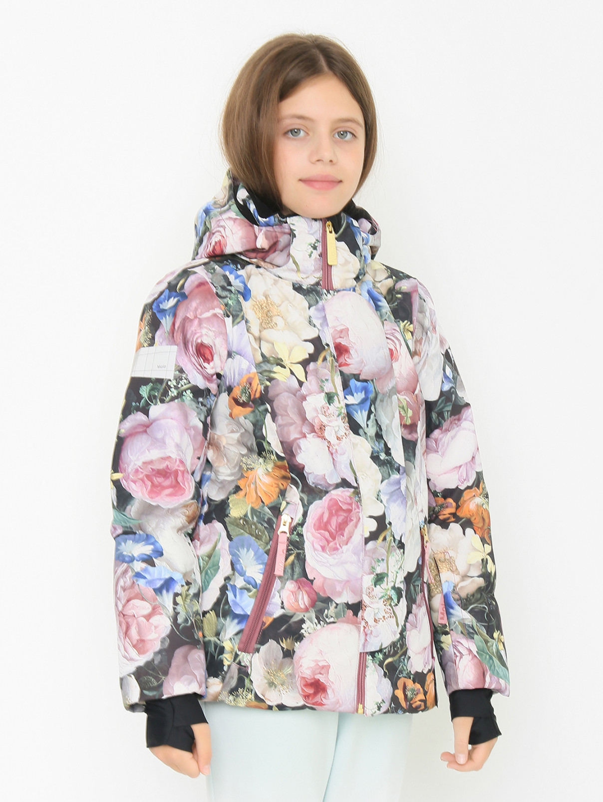 Куртка с цветочным узором Molo  –  МодельВерхНиз  – Цвет:  Узор