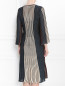 Трикотажное платье фактурной вязки с узором Marina Rinaldi  –  Модель Верх-Низ1