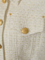 Укороченный жакет из фактурной ткани Moschino  –  Деталь