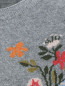 Укороченный джемпер и цветочным узором Red Valentino  –  Деталь1
