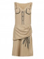 Платье-мини с принтом и драпировкой Moschino  –  Общий вид