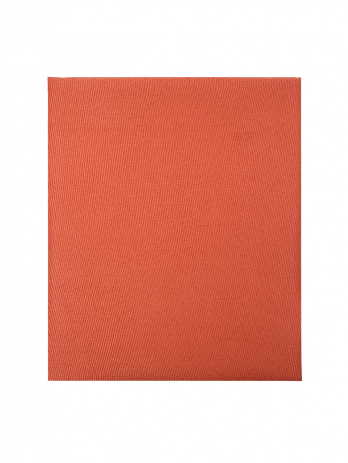 Шарф из шелка с логотипом Max Mara  –  Общий вид  – Цвет:  Оранжевый