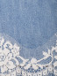 Джинсовые шорты-юбка с кружевной отделкой Ermanno Firenze  –  Деталь1