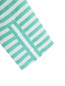 Рубашка из хлопка и льна с узором полоска Marina Rinaldi  –  Деталь1