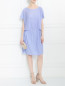 Платье свободного кроя с плиссировкой Emporio Armani  –  Модель Общий вид