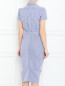 Платье из хлопка с узором "полоска" Moschino Boutique  –  МодельВерхНиз1