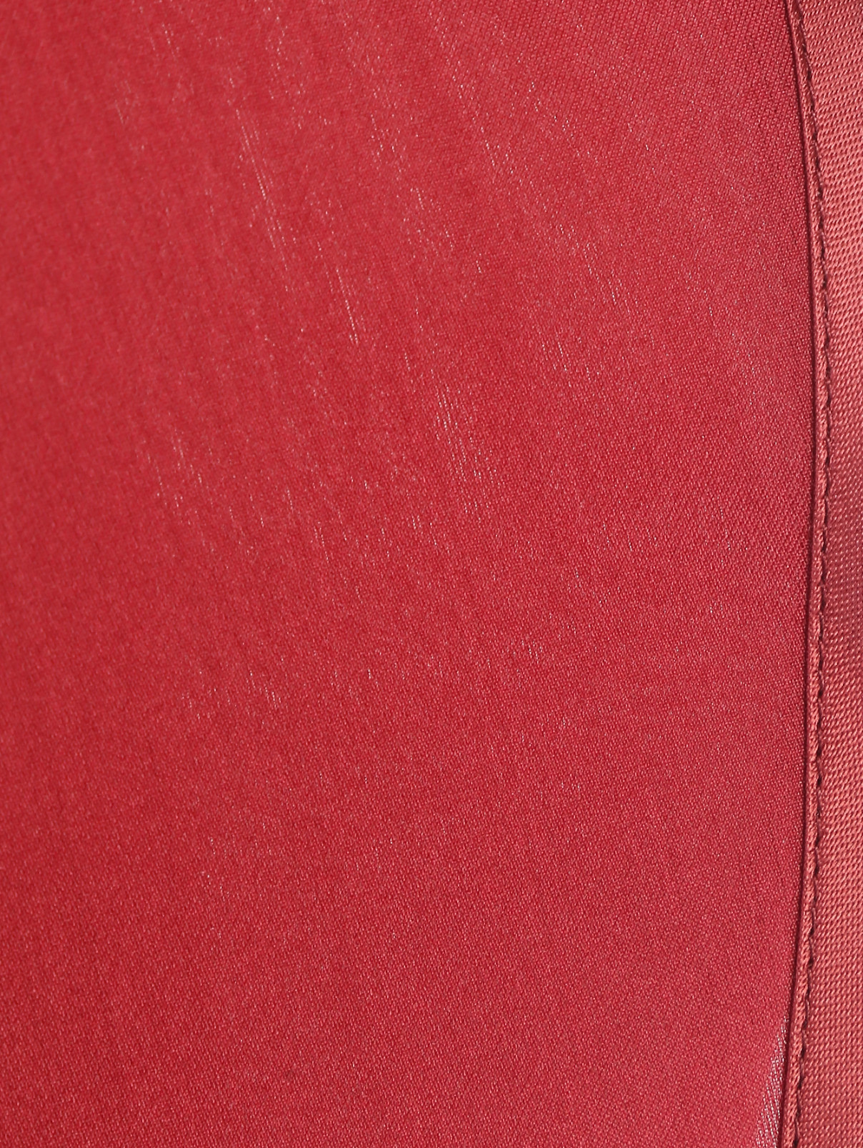 Пончо из шелка Daniela de Souza  –  Деталь1  – Цвет:  Красный