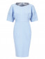 Платье-миди  свободного фасона из смешанного хлопка с боковыми карманами Jil Sander  –  Общий вид