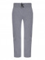 Трикотажные брюки из хлопка на резинке с карманами Frankie Morello  –  Общий вид