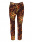Вельветовые брюки с цветочным узором Dolce & Gabbana  –  Общий вид