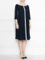 Платье свободного кроя с контрастной отделкой Marina Rinaldi  –  МодельВерхНиз
