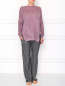 Пуловер из шерсти свободного фасона Pierre Mantoux  –  Модель Общий вид