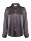 Блуза однотонная из шелка P.A.R.O.S.H.  –  Общий вид