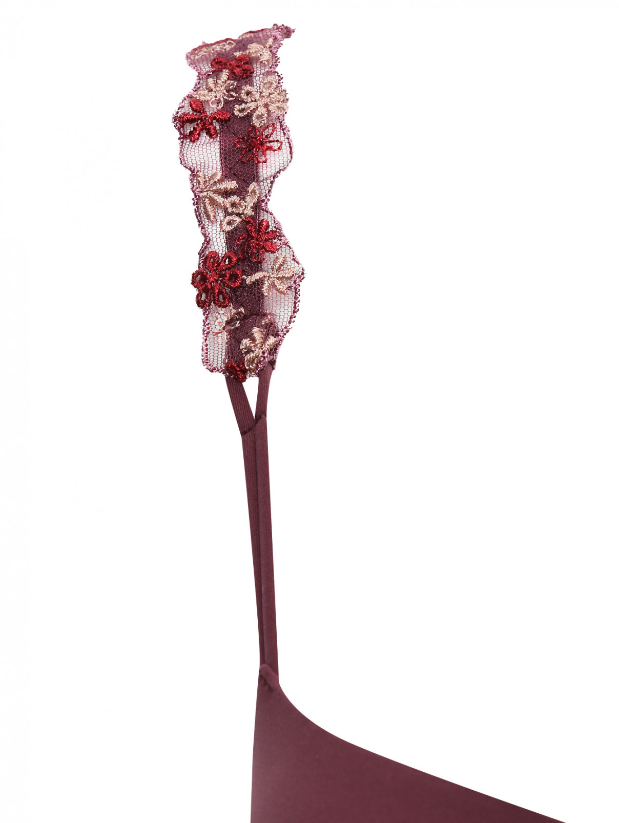 Бюстгальтер пуш-ап с декоративной вышивкой La Perla  –  Деталь1  – Цвет:  Фиолетовый