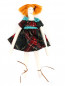 Кукла текстильная в платье с узором MiMiSol  –  