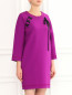 Платье-свитшот с декоративной шнуровкой Moschino Boutique  –  Модель Верх-Низ