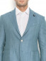 Пиджак из льна и хлопка с карманами LARDINI  –  МодельОбщийВид1