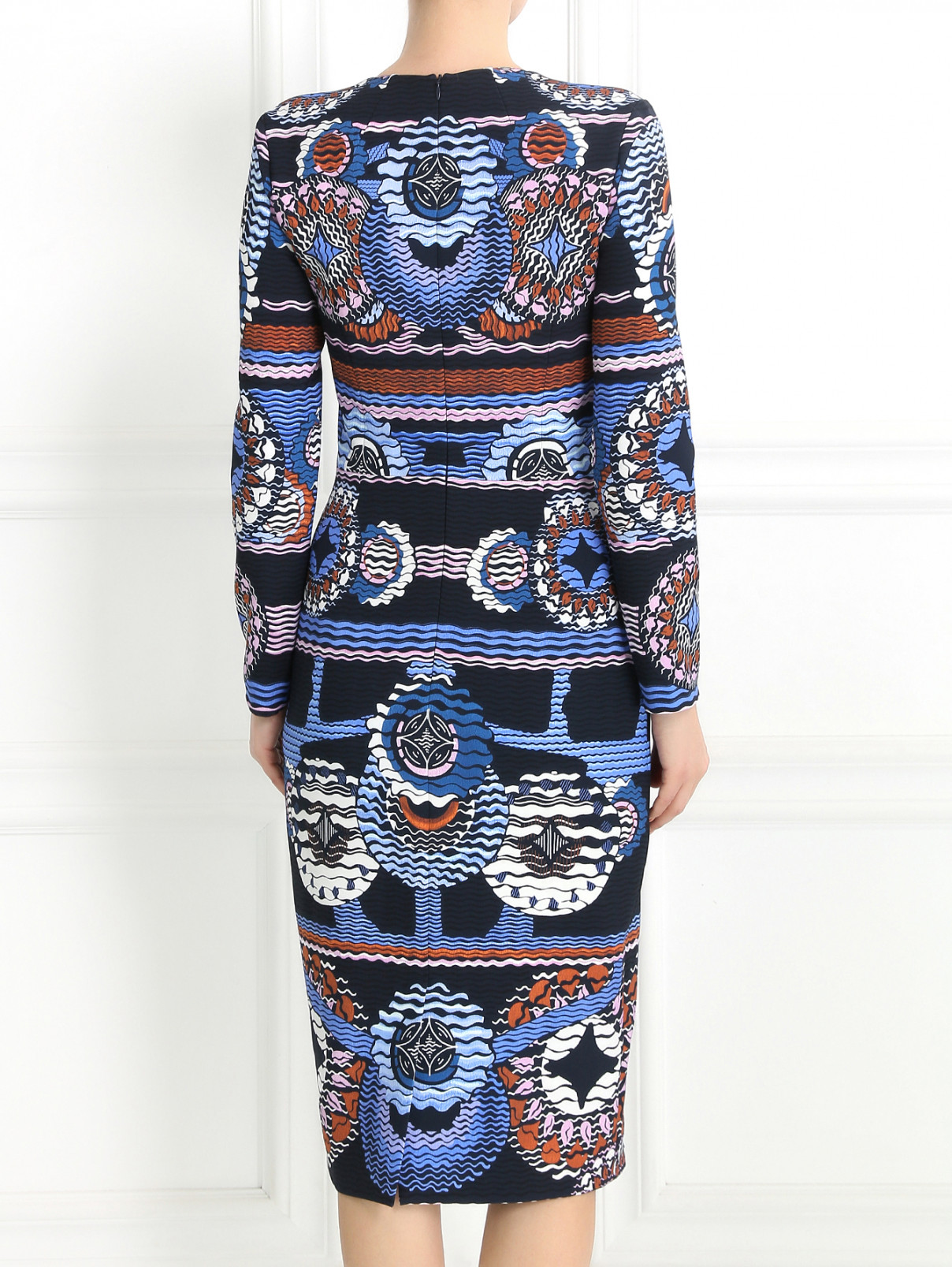 Платье-футляр с узором Peter Pilotto  –  Модель Верх-Низ1  – Цвет:  Мультиколор