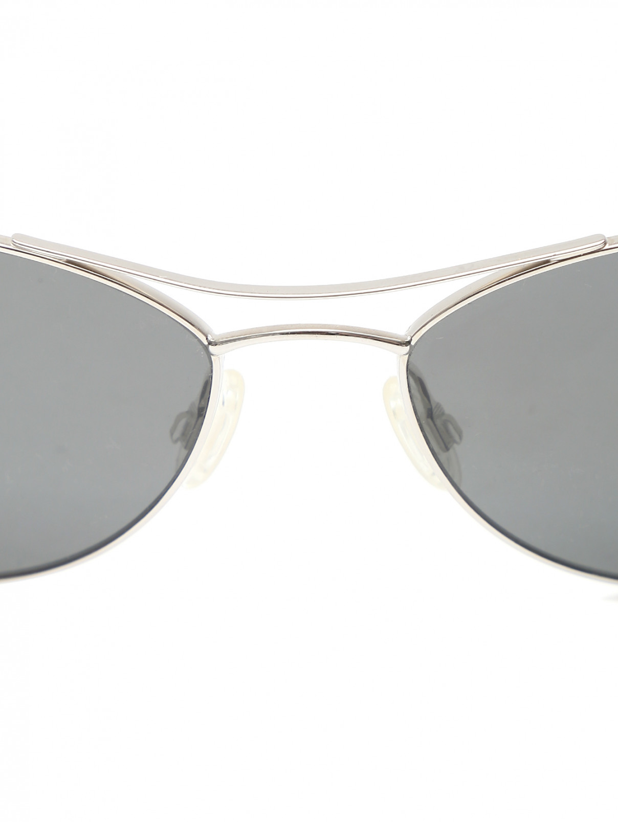Очки солнцезащитные в оправе из металла Oliver Peoples  –  Деталь1  – Цвет:  Металлик