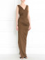 Платье-макси с драпировкой Donna Karan  –  Модель Верх-Низ