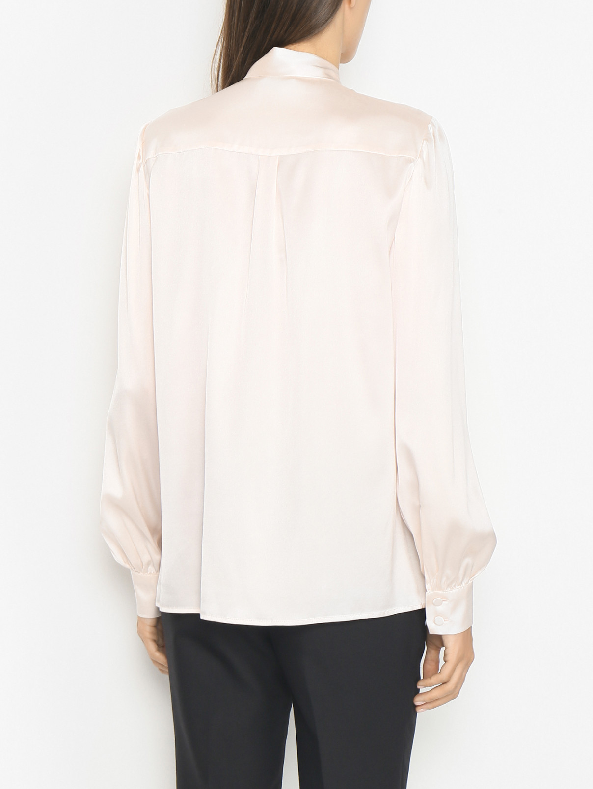 Блуза из шёлка LARDINI  –  МодельВерхНиз1  – Цвет:  Розовый