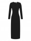 Платье-макси с разрезом P.A.R.O.S.H.  –  Общий вид