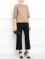 Брюки из льна с контрастной строчкой Calvin Klein 205W39NYC  –  Модель Общий вид