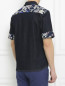 Рубашка с коротким рукавом из плотного денима Jil Sander  –  Модель Верх-Низ1