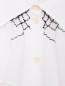 Блуза свободного кроя с контрастной вышивкой TIBI  –  Деталь1