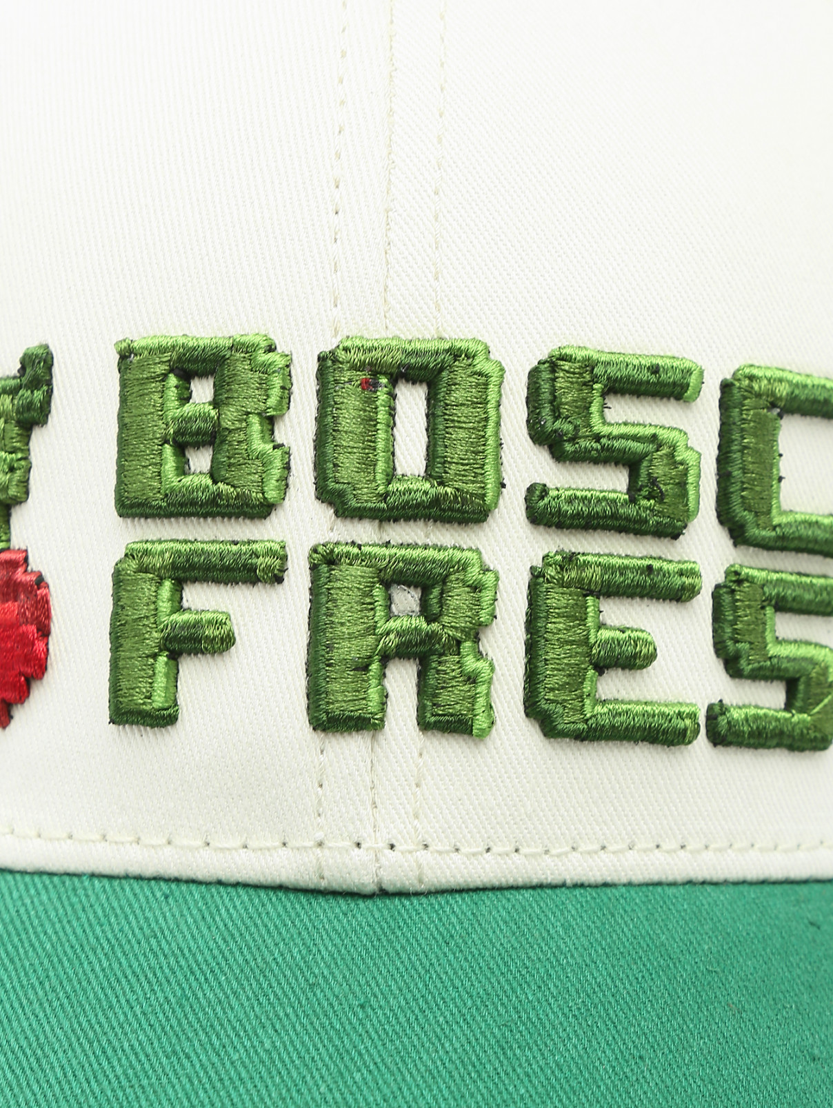 Бейсболка из хлопка с аппликацией BOSCO  –  Деталь  – Цвет:  Бежевый