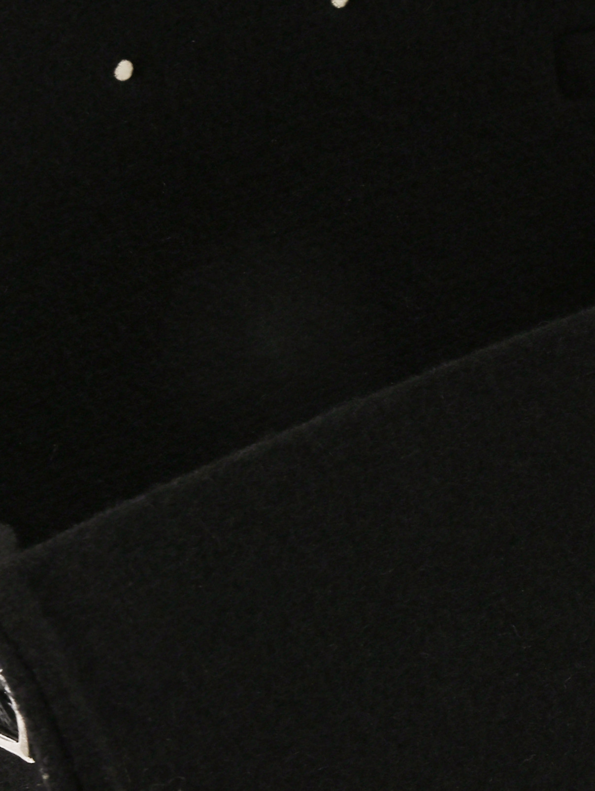Сумка из шерсти с декоративными жемчужинами ro.ro  –  Деталь1  – Цвет:  Черный