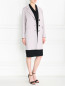 Однобортное пальто из кашемира Armani Collezioni  –  Модель Общий вид