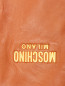 Перчатки из гладкой кожи с логотипом Moschino  –  Деталь