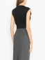 Однотонное боди без рукавов Sportmax  –  МодельВерхНиз1