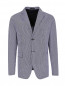 Пиджак однобортный из хлопка с узором "полоска" Jil Sander  –  Общий вид
