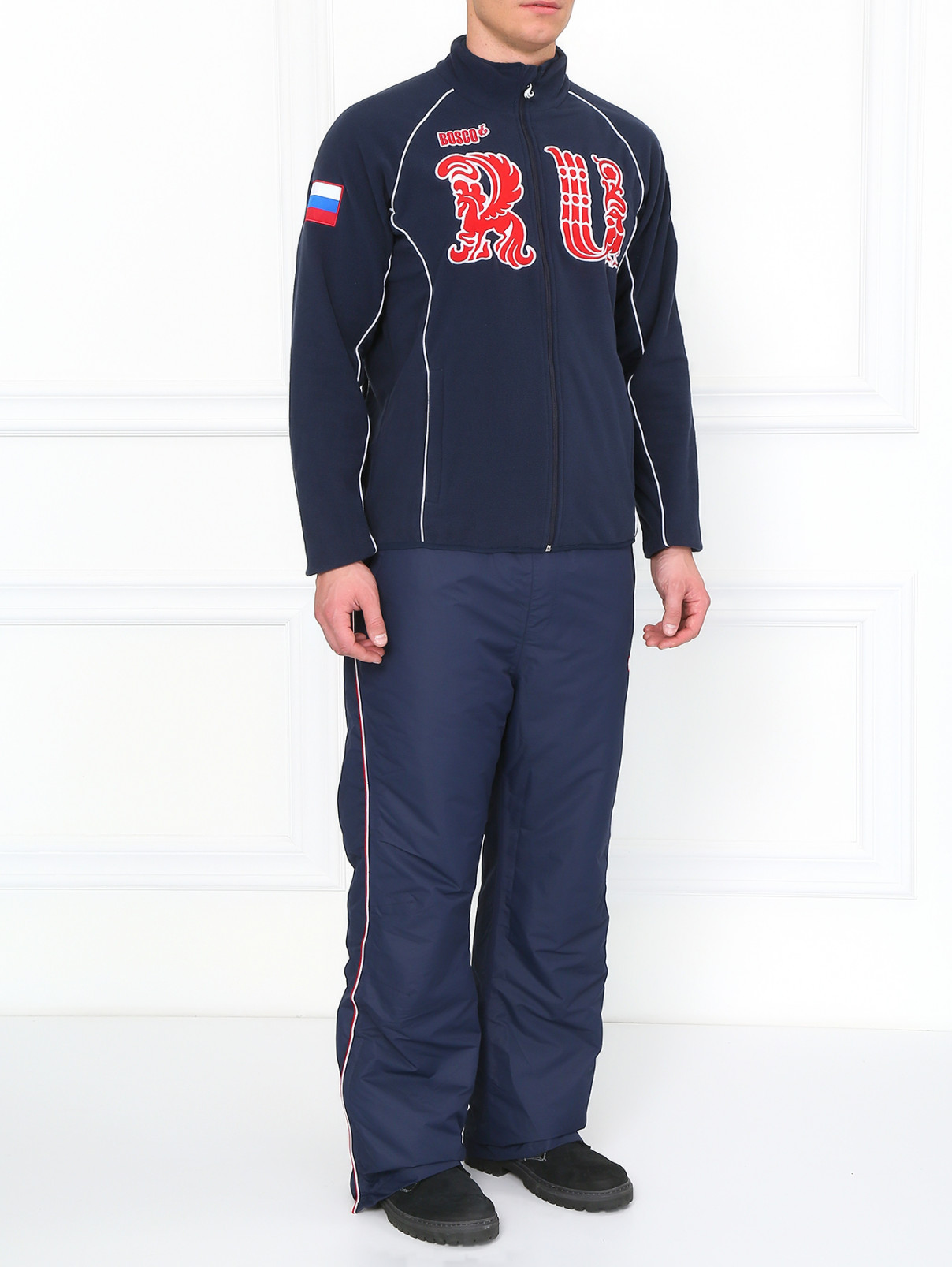 Лыжные брюки с боковыми карманами BOSCO  –  Модель Общий вид  – Цвет:  Синий