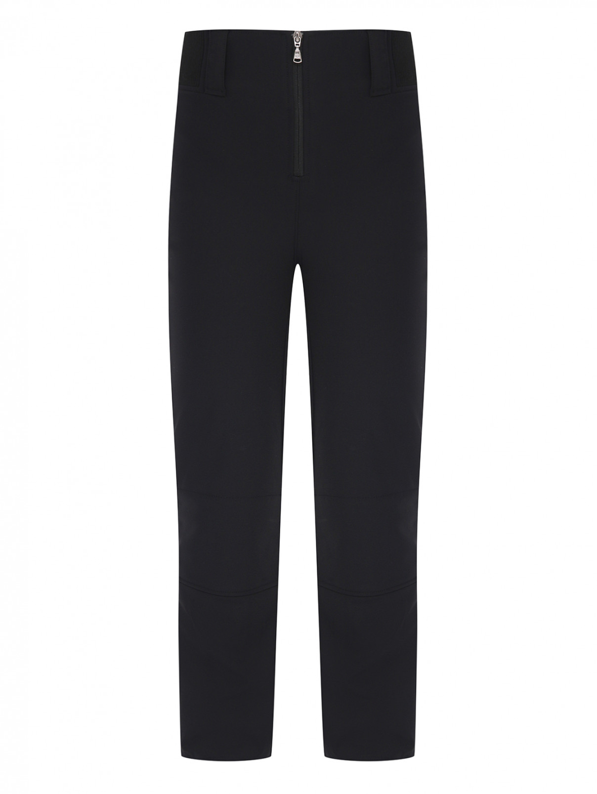 Утепленные брюки на молнии Poivre Blanc  –  Общий вид  – Цвет:  Черный