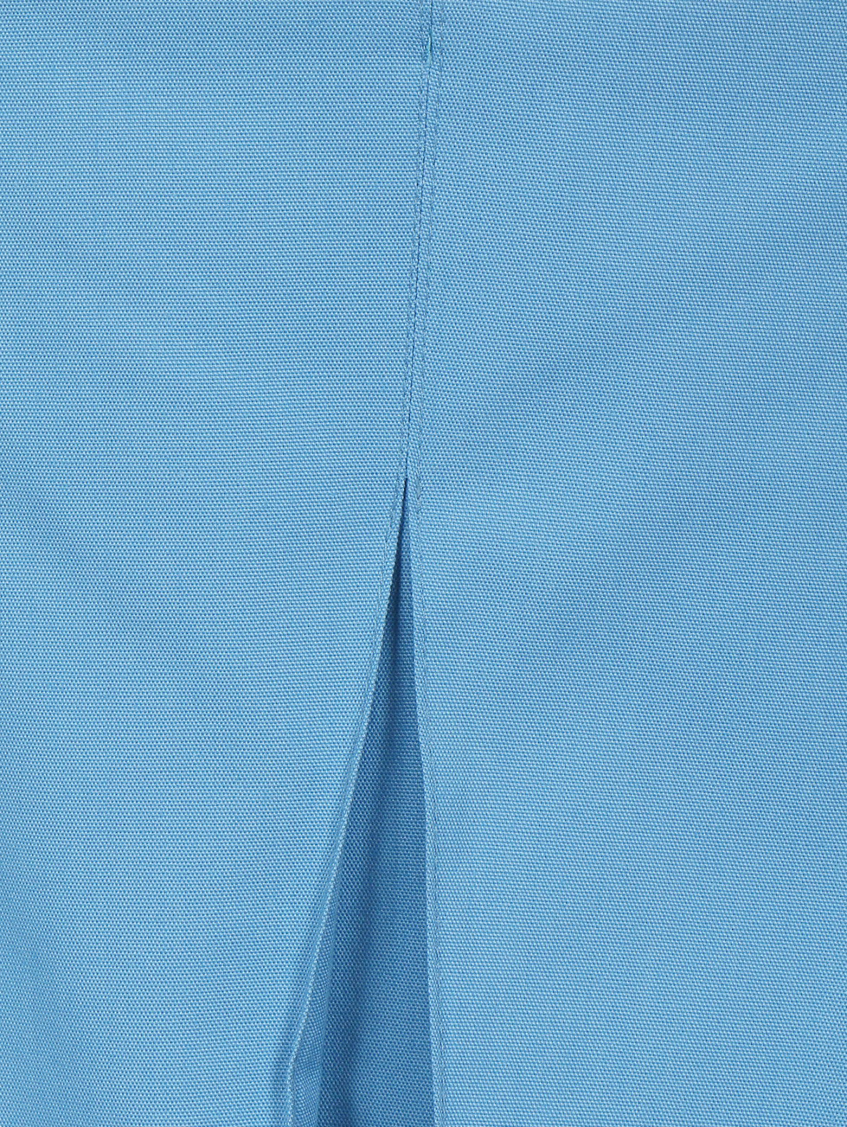 Юбка-трапеция из хлопка Jil Sander Navy  –  Деталь  – Цвет:  Синий