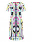 Платье из хлопка с узором Etro  –  Общий вид