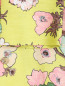 Жакет из хлопка и льна  с цветочным принтом Voyage by Marina Rinaldi  –  Деталь