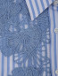 Рубашка из хлопка с узором и кружевной отделкой Ermanno Scervino  –  Деталь